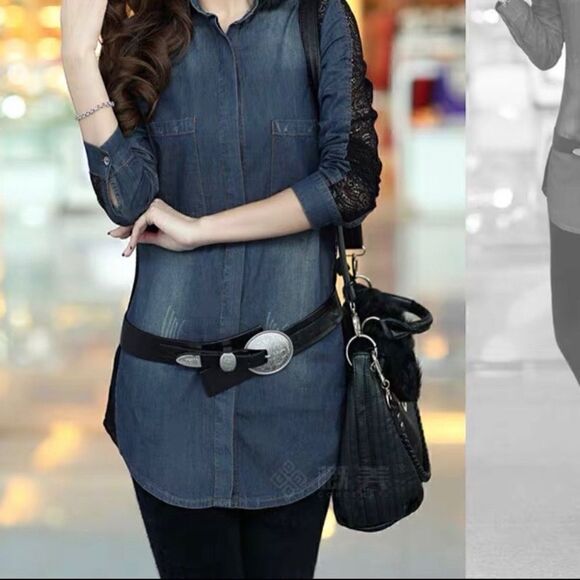 Vintage Style Genuine leather Belt with Floral Engraved Pattern Buckle - Picture 10 of 14